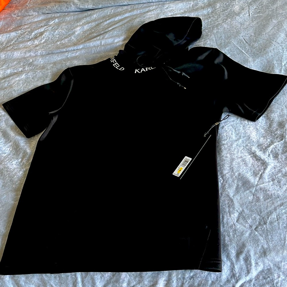 Brand new Karl Lagerfeld hoodie short sleeve Medium
